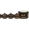 Little B - Halloween - Decorative Paper Tape - Orange Foil Jack-O-Lantern Die Cut - 25mm
