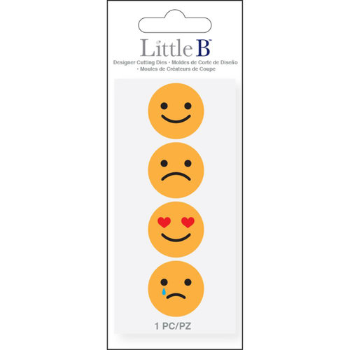 Little B - Cutting Dies - Mini Emoticons