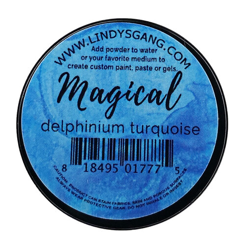 Lindy's Stamp Gang - Magical - Powdered Paint - Delphinium Turquoise