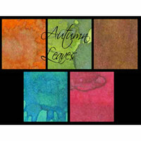 Lindy's Stamp Gang - Starburst Color Shot - Set - Autumn Leaves