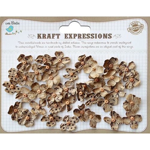 Little Birdie Crafts - Kraft Expressions Collection - Beaded Petites