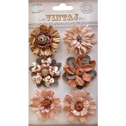 Little Birdie Crafts - Vintaj Collection - Fusion Blossoms - Rustic Earth