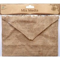 Little Birdie Crafts - Mix Media Collection - Burlap Envelope