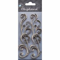 Little Birdie Crafts - Chipboard Pieces - Ornate Flourishes