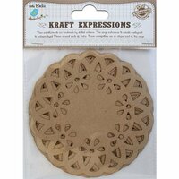 Little Birdie Crafts - Kraft Expressions Collection - Doilies - Scalloped - 4 Inches