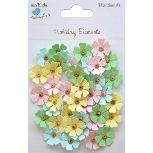 Little Birdie Crafts - Holiday Elements Collection - Spring - Beaded Daisies - Mini