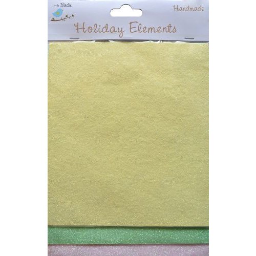 Little Birdie Crafts - Holiday Elements Collection - Spring - Glitter Sheets