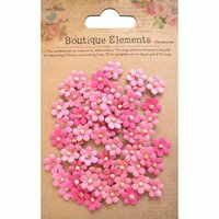 Little Birdie Crafts - Boutique Elements Collection - Beaded Petals - Micro - Strawberry Fields