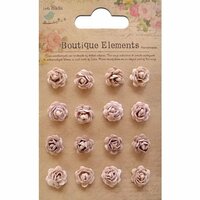 Little Birdie Crafts - Boutique Elements Collection - Micro Roses - Bisque