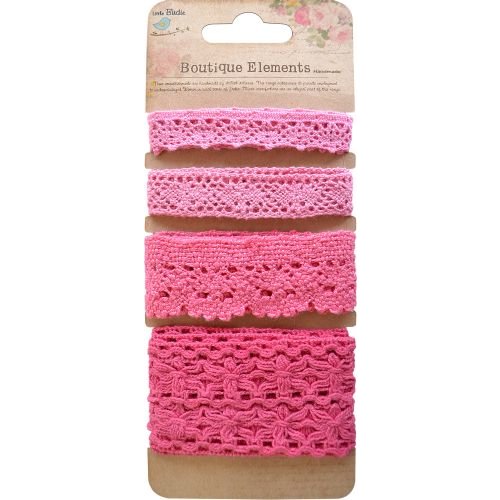 Little Birdie Crafts - Boutique Elements Collection - Crochet Trims - Strawberry Fields