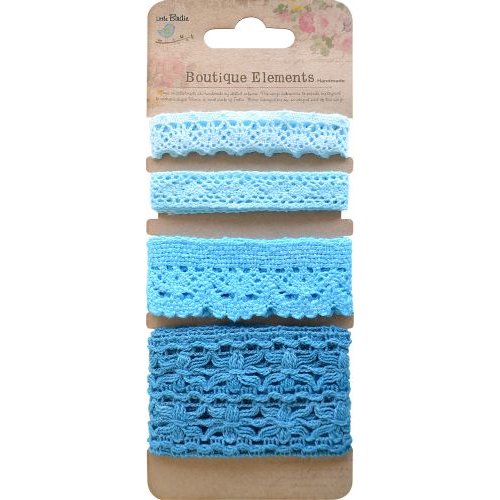 Little Birdie Crafts - Boutique Elements Collection - Crochet Trims - Ocean Spray