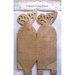 Little Birdie Crafts - Burlap Collection - Gift Box - Butterfly - Large