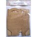 Little Birdie Crafts - Burlap Collection - Gift Box - Gable - Large