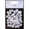 Little Birdie Crafts - Classic Elements Collection - Jeweled Paper Florettes - Micro - White