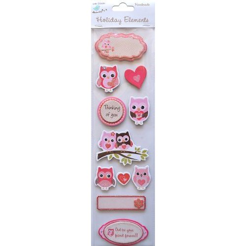 Little Birdie Crafts - Holiday Crafts Collection - Valentine - 3 Dimensional Printed Thinking of You