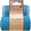 Little Birdie Crafts - Mix Media Collection - Burlap Ribbon - Blue
