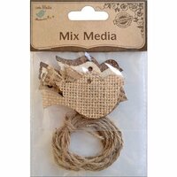 Little Birdie Crafts - Mix Media Collection - Bird with Twine