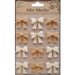Little Birdie Crafts - Mix Media Collection - Burlap Beaded Bows - Natural and Cream