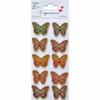 Little Birdie Crafts - Expressions Collection - Kraft Printed Butterflies