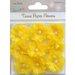 Little Birdie Crafts - Tissue Paper Flowers Collection - Pearl Flower - Yellow