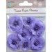 Little Birdie Crafts - Tissue Paper Flowers Collection - Rosettes - Purple