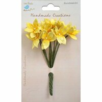 Little Birdie Crafts - Handmade Creation Collection - Mini Lily Flower - Yellows