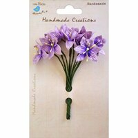 Little Birdie Crafts - Handmade Creation Collection - Mini Lily Flower - Purples