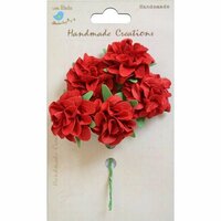 Little Birdie Crafts - Handmade Creation Collection - Curly Rose - Red