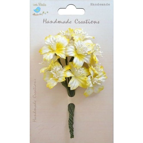 Little Birdie Crafts - Handmade Creation Collection - Sakura Flower - Yellow