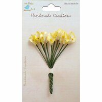 Little Birdie Crafts - Handmade Creation Collection - Calla Lily Flower - Yellow