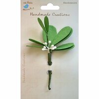 Little Birdie Crafts - Handmade Creation Collection - Mistletoe Stems - Green