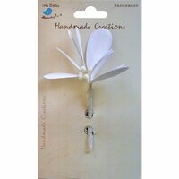 Little Birdie Crafts - Handmade Creation Collection - Mistletoe Stems - White