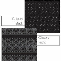 Luxe Designs Inc. - Classic Black Collection - 12x12 Double Sided Paper - Chicory, CLEARANCE