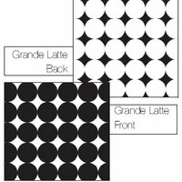 Luxe Designs Inc. - Classic Black Collection - 12x12 Double Sided Paper - Grande Latte, CLEARANCE