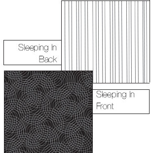 Luxe Designs Inc. - Classic Black Collection - 12x12 Double Sided Paper - Sleeping In, CLEARANCE
