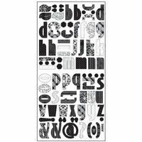 Luxe Designs Inc. - Classic Black Collection - Alphabet Die Cuts