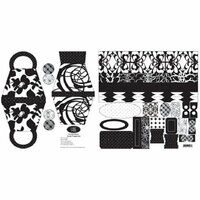 Luxe Designs Inc. - Classic Black Collection - Project and Tags Die Cuts, CLEARANCE