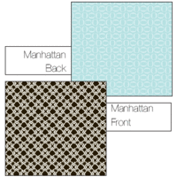 Luxe Designs Inc. - Cocktail Dress Collection - 12x12 Double Sided Paper - Manhattan, CLEARANCE