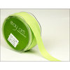 May Arts - Designer Ribbon - Twill Stripes - Celery - 30 Yards
