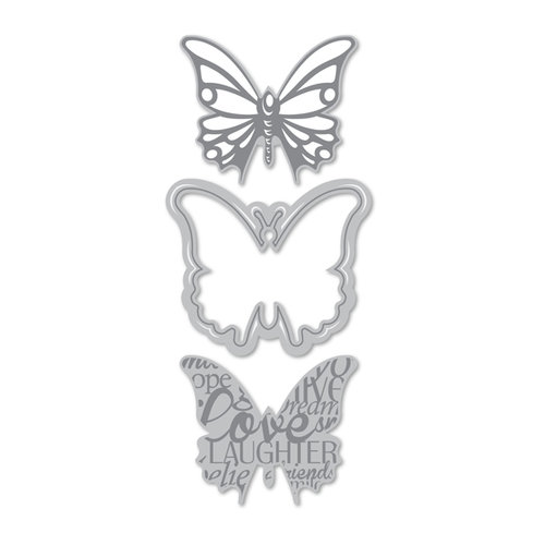Momenta - Cut and Emboss Template - Butterflies