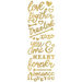 Momenta - Glitter Stickers - Romance - Gold
