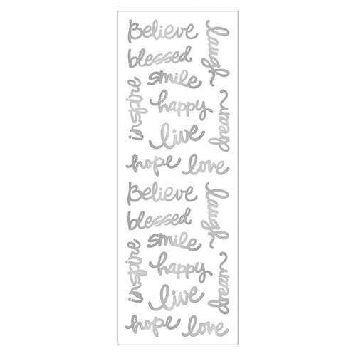 Momenta - Acetate Stickers with Foil Accents - Inspirational