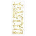 Momenta - Cardstock Stickers with Foil Accents - Faith