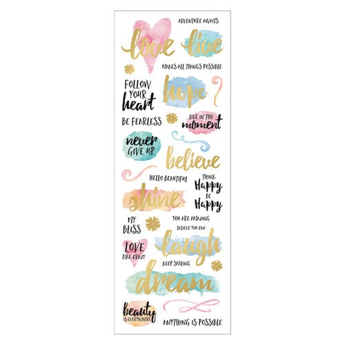 Momenta - Acetate Stickers with Foil Accents - Dream