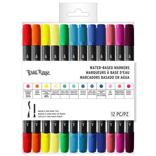 Brea Reese - Water-Based Dual Tip Markers - Brights