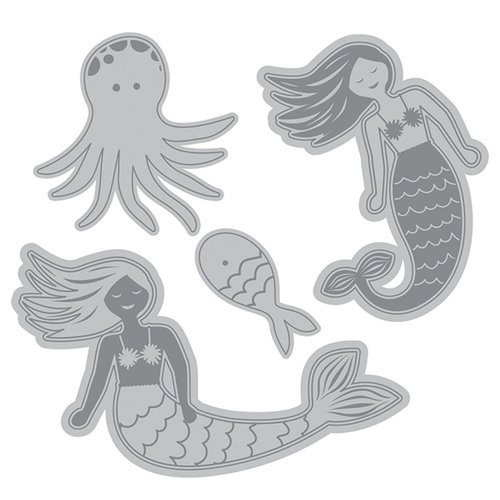 Momenta - Cut and Emboss Template - Mermaids