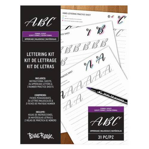 Brea Reese - Lettering Kit - Formal Script Uppercase