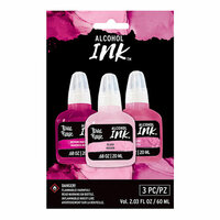 Brea Reese - Alcohol Ink - 3 Pack - Blush, Rose, Medium Magenta