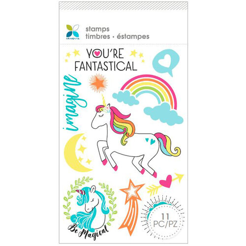 Momenta - Unmounted Cling Rubber Stamps - Fantastical Unicorn