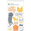 Momenta - Unmounted Cling Rubber Stamps - Cat Lady
